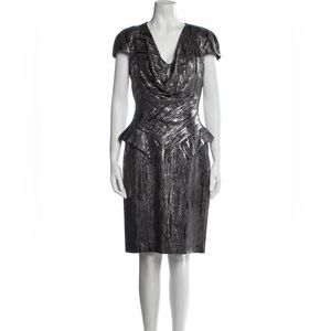 Alexander McQueen Vintage sheath Dress Sz 40 (Sz S 4-6)